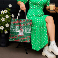 Alaskan Malamute Winter Tree Christmas Tote Bag Xmas Holiday Patterns - Wonder Print Shop