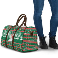 Alaskan Malamute Winter Tree Christmas Travel Bag Xmas Holiday Patterns - Wonder Print Shop