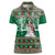 Alaskan Malamute Winter Tree Christmas Women Polo Shirt Xmas Holiday Patterns - Wonder Print Shop