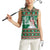Alaskan Malamute Winter Tree Christmas Women Sleeveless Polo Shirt Xmas Holiday Patterns - Wonder Print Shop