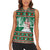 Alaskan Malamute Winter Tree Christmas Women Sleeveless Polo Shirt Xmas Holiday Patterns - Wonder Print Shop