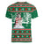 Alaskan Malamute Winter Tree Christmas Women V-Neck T-Shirt Xmas Holiday Patterns - Wonder Print Shop