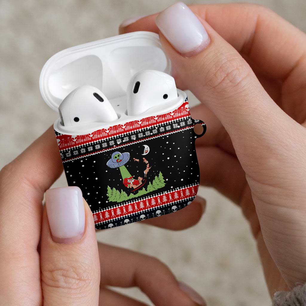 Alien Christmas AirPods Case Xmas Holiday Patterns - Wonder Print Shop