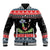 Alien Christmas Baseball Jacket Xmas Holiday Patterns - Wonder Print Shop