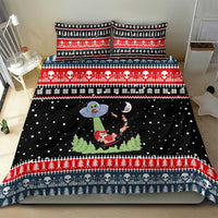 Alien Christmas Bedding Set Xmas Holiday Patterns - Wonder Print Shop