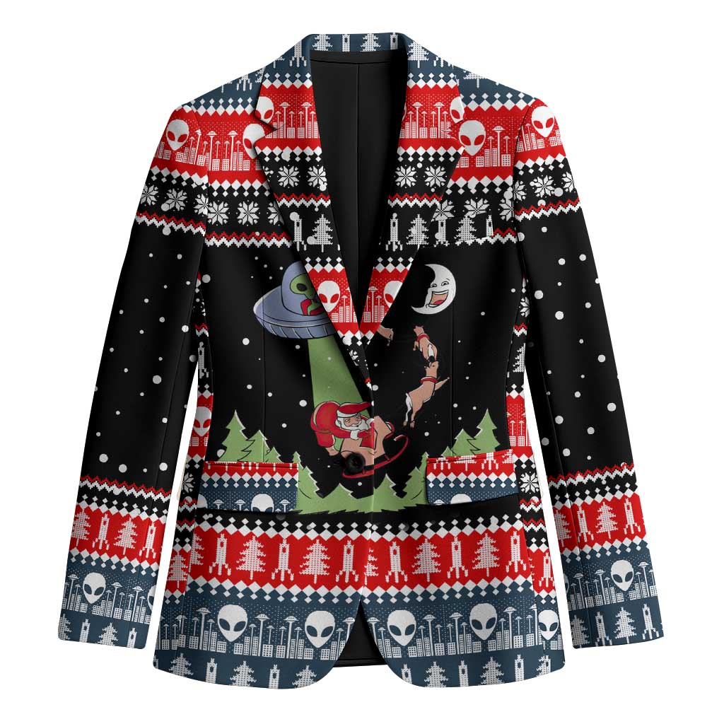 Alien Christmas Blazer Xmas Holiday Patterns - Wonder Print Shop