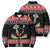Alien Christmas Bomber Puffer Jacket Xmas Holiday Patterns - Wonder Print Shop
