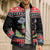 Alien Christmas Bomber Puffer Jacket Xmas Holiday Patterns - Wonder Print Shop