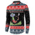 Alien Christmas Button Sweatshirt Xmas Holiday Patterns - Wonder Print Shop