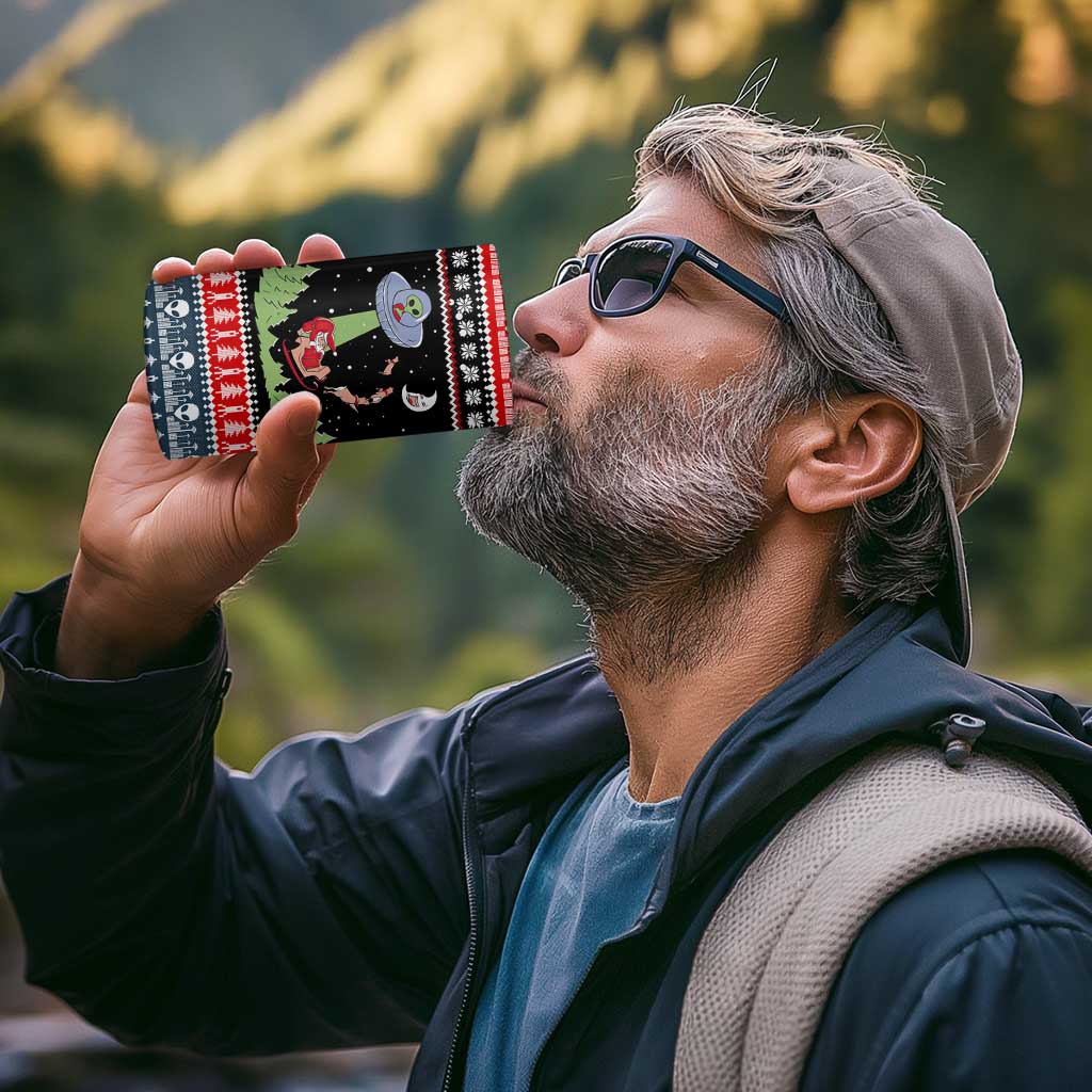 Alien Christmas 4 in 1 Can Cooler Tumbler Xmas Holiday Patterns - Wonder Print Shop