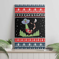 Alien Christmas Canvas Wall Art Xmas Holiday Patterns - Wonder Print Shop