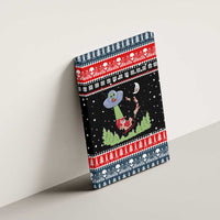 Alien Christmas Canvas Wall Art Xmas Holiday Patterns - Wonder Print Shop