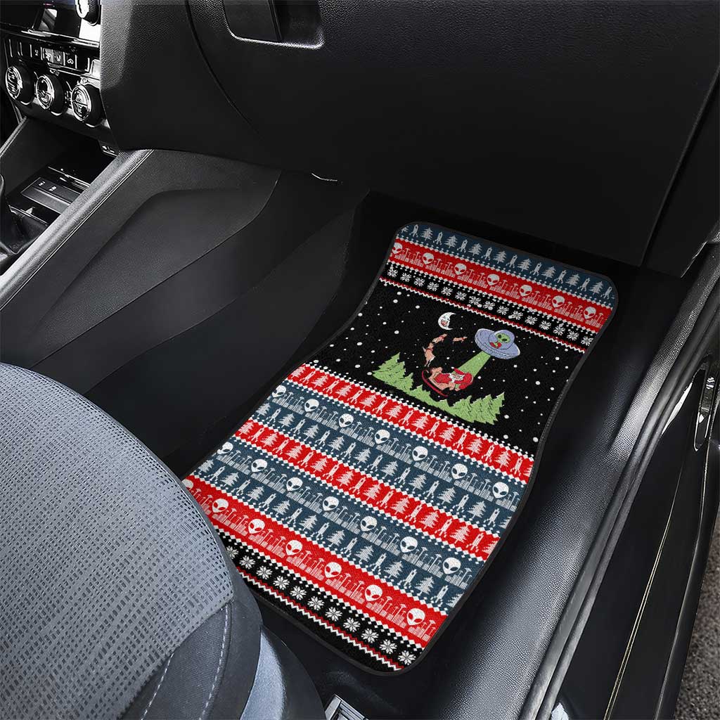 Alien Christmas Car Mats Xmas Holiday Patterns - Wonder Print Shop