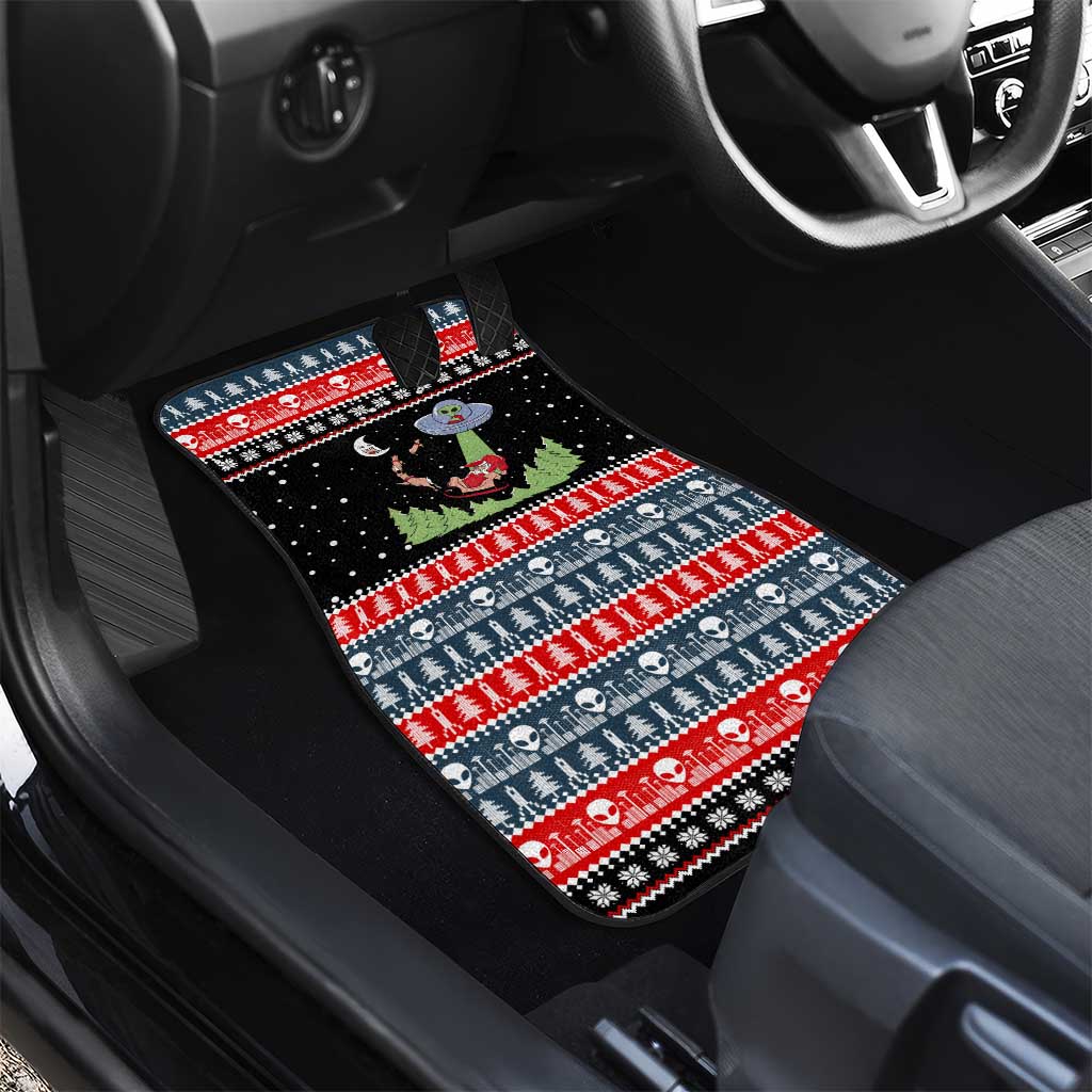 Alien Christmas Car Mats Xmas Holiday Patterns - Wonder Print Shop