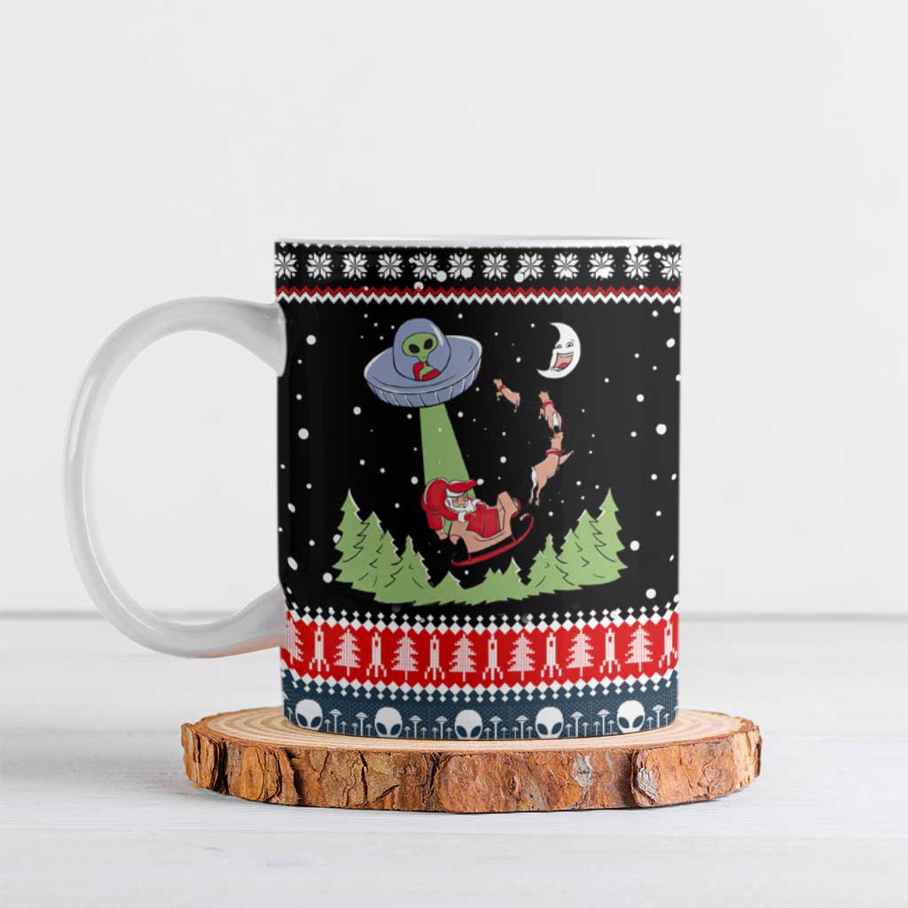 Alien Christmas Ceramic Mug Xmas Holiday Patterns - Wonder Print Shop