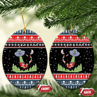 Alien Christmas Ceramic Ornament Xmas Holiday Patterns - Wonder Print Shop