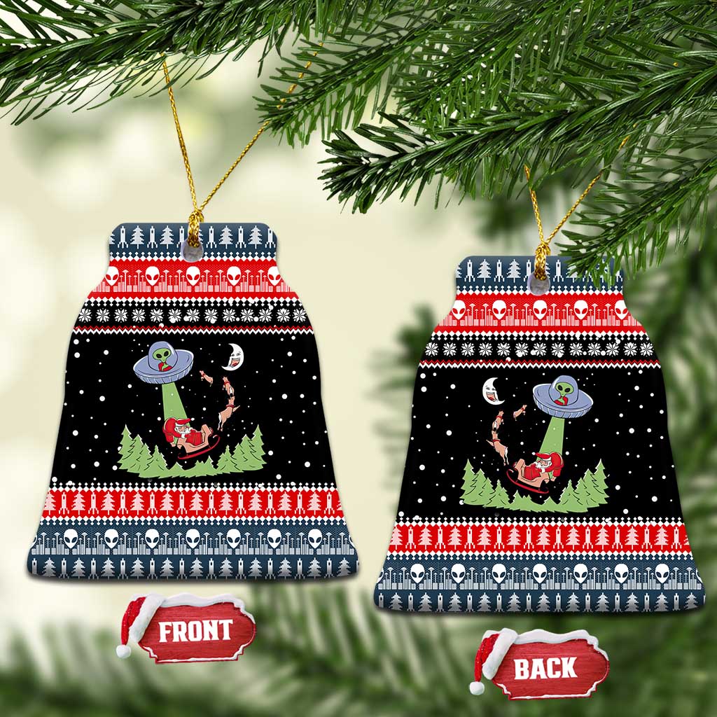 Alien Christmas Ceramic Ornament Xmas Holiday Patterns - Wonder Print Shop