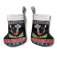 Alien Christmas Stocking Xmas Holiday Patterns - Wonder Print Shop