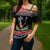 Alien Christmas Cross Shoulder Shirt Xmas Holiday Patterns - Wonder Print Shop
