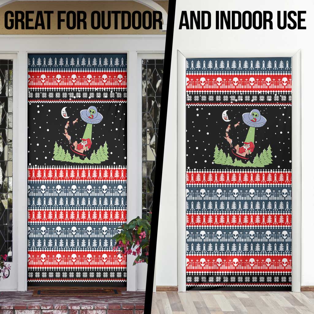 Alien Christmas Door Cover Xmas Holiday Patterns - Wonder Print Shop