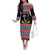 Alien Christmas Family Matching Off The Shoulder Long Sleeve Dress and Hawaiian Shirt Xmas Holiday Patterns - Wonder Print Shop