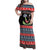 Alien Christmas Family Matching Off Shoulder Maxi Dress and Hawaiian Shirt Xmas Holiday Patterns - Wonder Print Shop