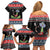 Alien Christmas Family Matching Off Shoulder Short Dress and Hawaiian Shirt Xmas Holiday Patterns - Wonder Print Shop