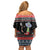 Alien Christmas Family Matching Off Shoulder Short Dress and Hawaiian Shirt Xmas Holiday Patterns - Wonder Print Shop