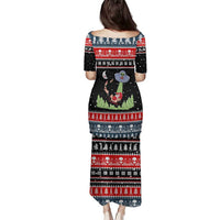 Alien Christmas Family Matching Puletasi and Hawaiian Shirt Xmas Holiday Patterns - Wonder Print Shop