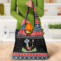 Alien Christmas Grocery Bag Xmas Holiday Patterns - Wonder Print Shop