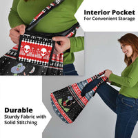 Alien Christmas Grocery Bag Xmas Holiday Patterns - Wonder Print Shop