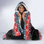 Alien Christmas Hooded Blanket Xmas Holiday Patterns - Wonder Print Shop