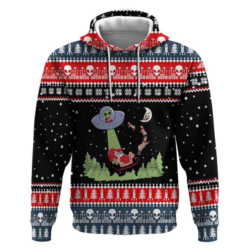 Alien Christmas Hoodie Xmas Holiday Patterns - Wonder Print Shop