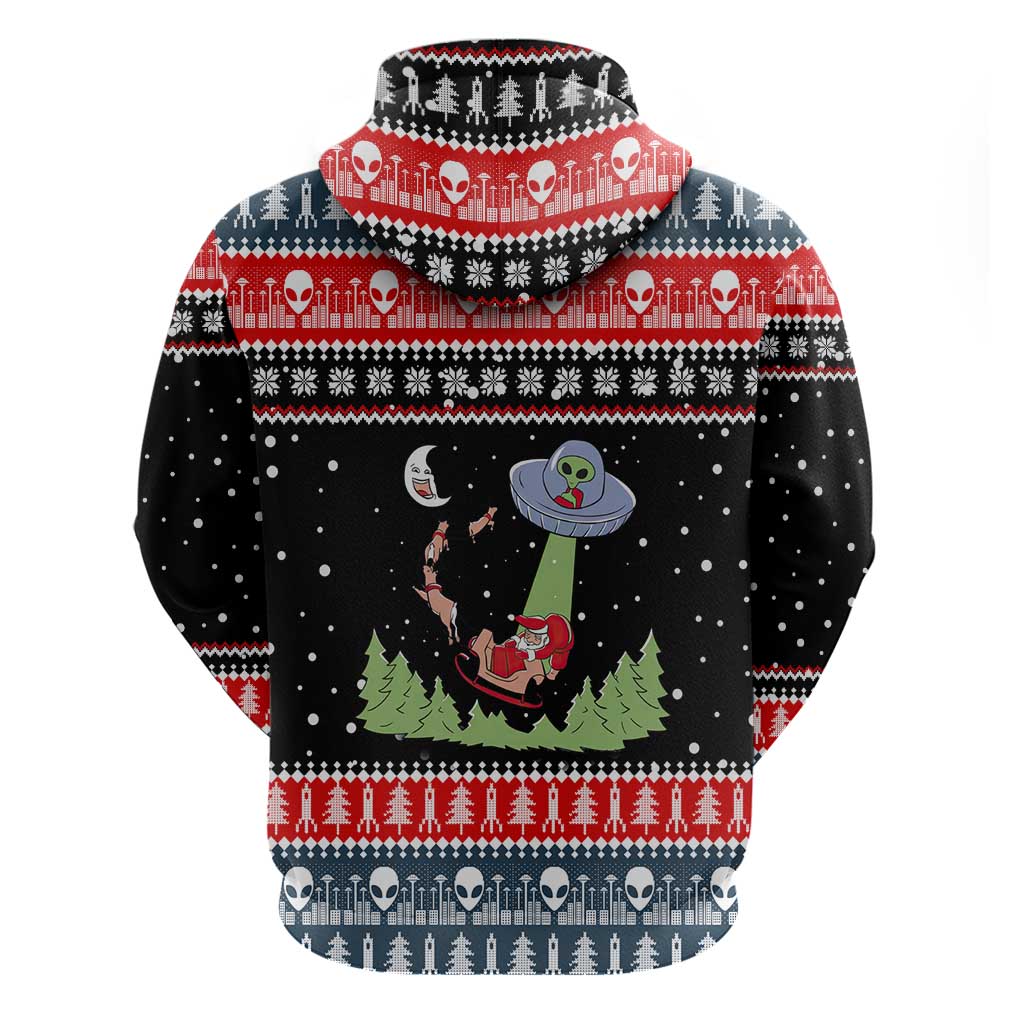 Alien Christmas Hoodie Xmas Holiday Patterns - Wonder Print Shop