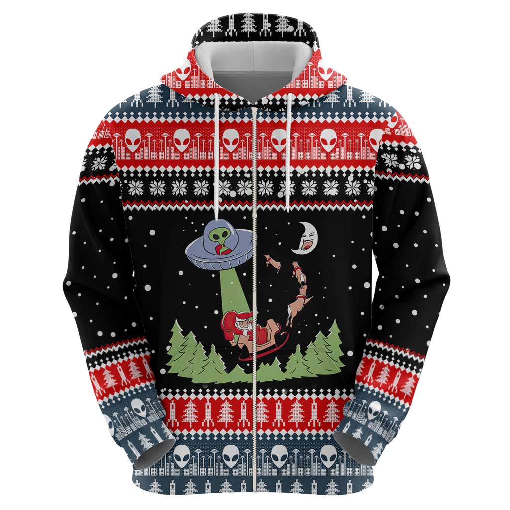 Alien Christmas Hoodie Xmas Holiday Patterns - Wonder Print Shop