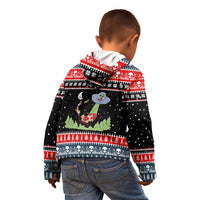Alien Christmas Kid Hoodie Xmas Holiday Patterns - Wonder Print Shop