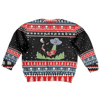 Alien Christmas Kid Ugly Christmas Sweater Xmas Holiday Patterns - Wonder Print Shop