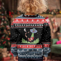 Alien Christmas Kid Ugly Christmas Sweater Xmas Holiday Patterns - Wonder Print Shop