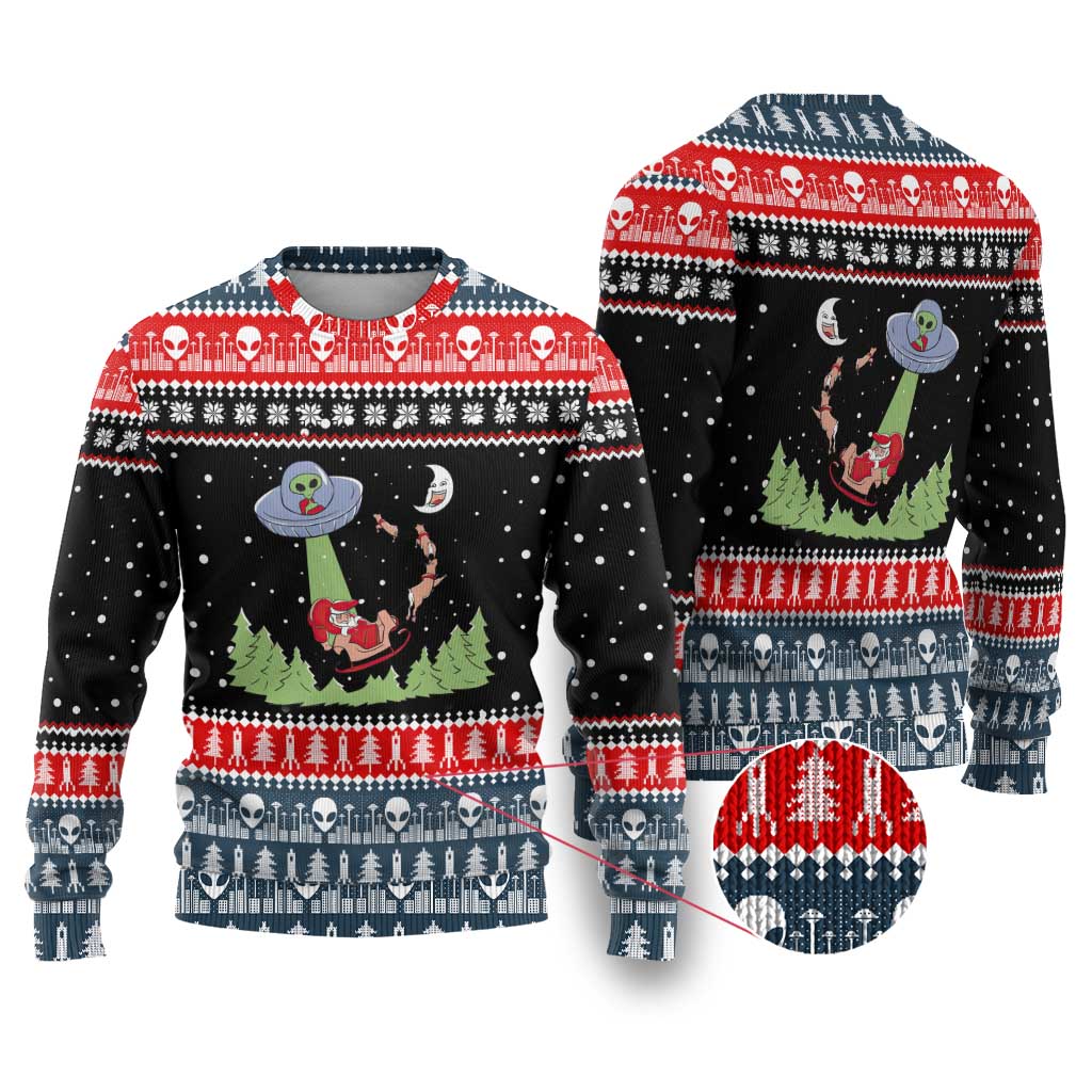 Alien Christmas Ugly Christmas Sweater Xmas Holiday Patterns - Wonder Print Shop
