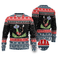 Alien Christmas Ugly Christmas Sweater Xmas Holiday Patterns - Wonder Print Shop