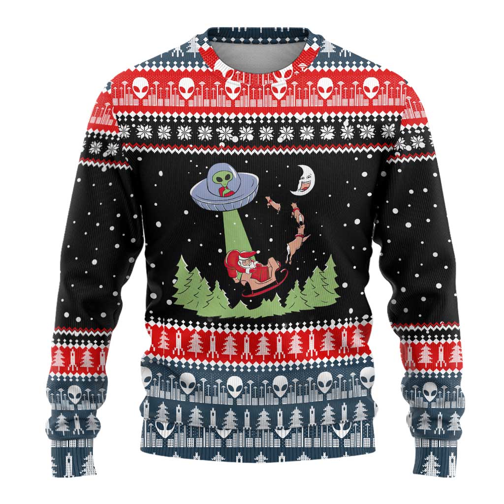 Alien Christmas Ugly Christmas Sweater Xmas Holiday Patterns - Wonder Print Shop