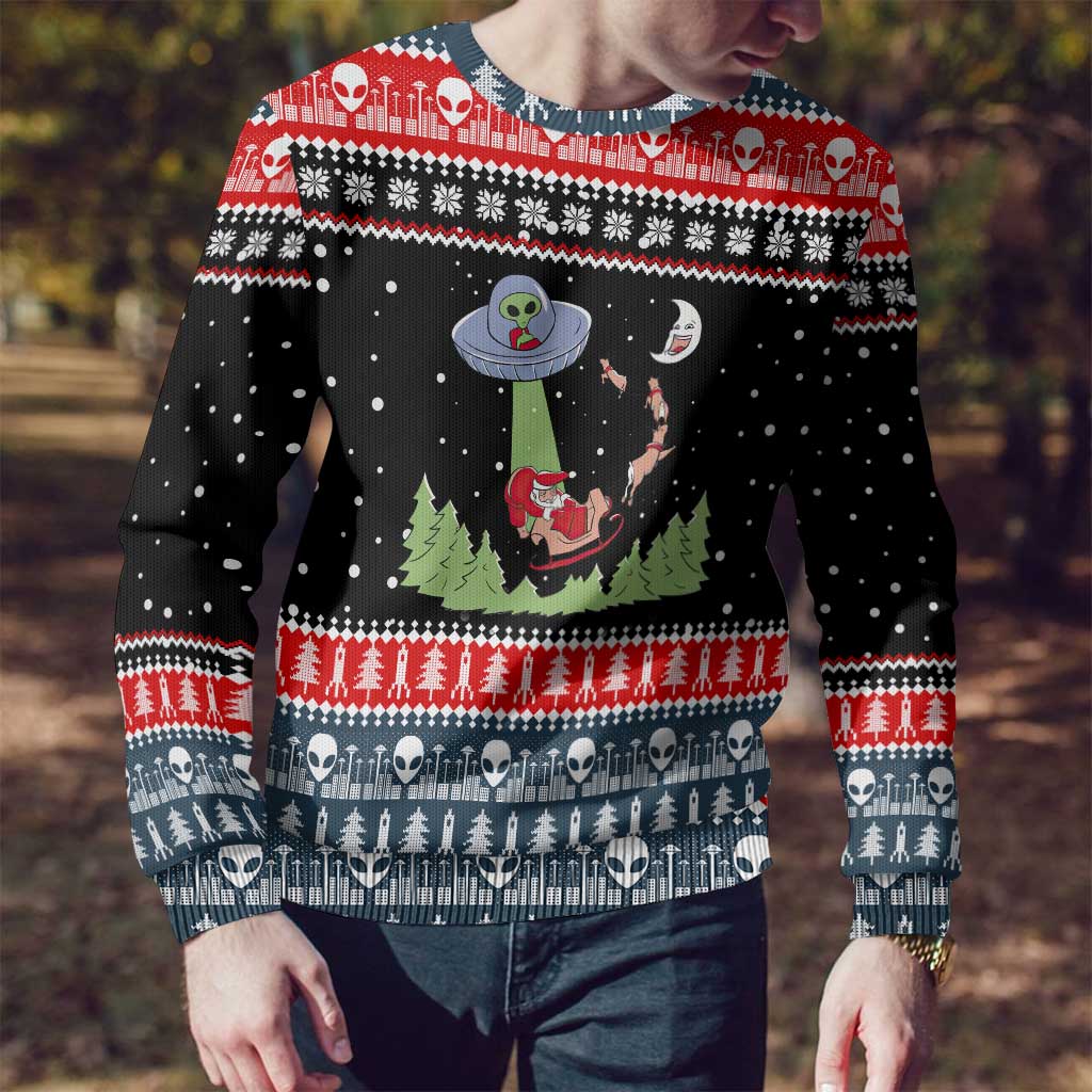Alien Christmas Ugly Christmas Sweater Xmas Holiday Patterns - Wonder Print Shop
