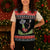 Alien Christmas Knitted V-Neck Vest Xmas Holiday Patterns - Wonder Print Shop