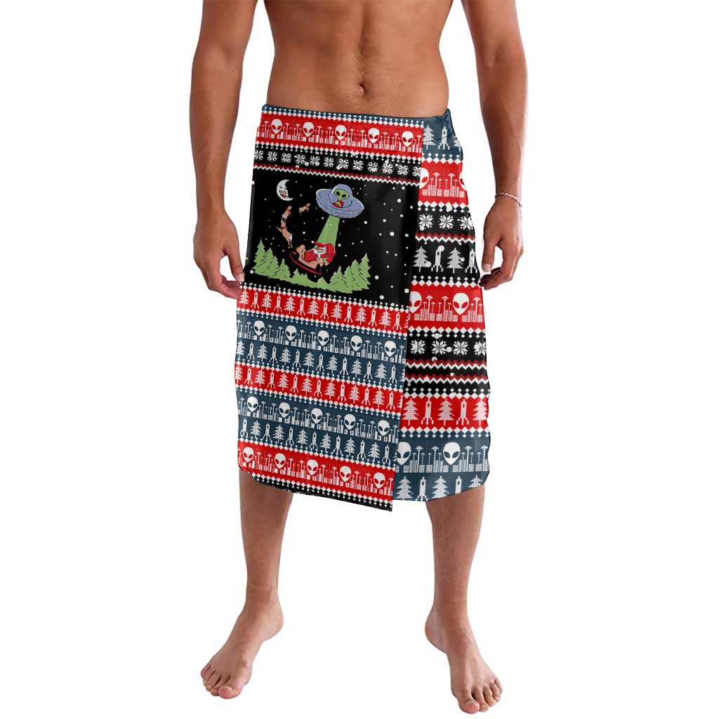 Alien Christmas Lavalava Xmas Holiday Patterns - Wonder Print Shop