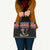 Alien Christmas Leather Bag Xmas Holiday Patterns - Wonder Print Shop