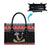 Alien Christmas Leather Bag Xmas Holiday Patterns - Wonder Print Shop