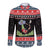 Alien Christmas Long Sleeve Button Shirt Xmas Holiday Patterns - Wonder Print Shop