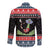 Alien Christmas Long Sleeve Button Shirt Xmas Holiday Patterns - Wonder Print Shop