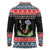 Alien Christmas Long Sleeve Polo Shirt Xmas Holiday Patterns - Wonder Print Shop