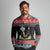 Alien Christmas Long Sleeve Polo Shirt Xmas Holiday Patterns - Wonder Print Shop